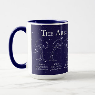 Tasse Arboriste Ciel de Nuit Bleu 15 oz.