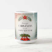 Tasse arbre de Noël vert et rouge 2025 (Centre)
