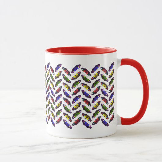 Tasse Arc-en-ciel de Papillons (Droite)