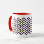 Tasse Arc-en-ciel de Papillons (Devant gauche)