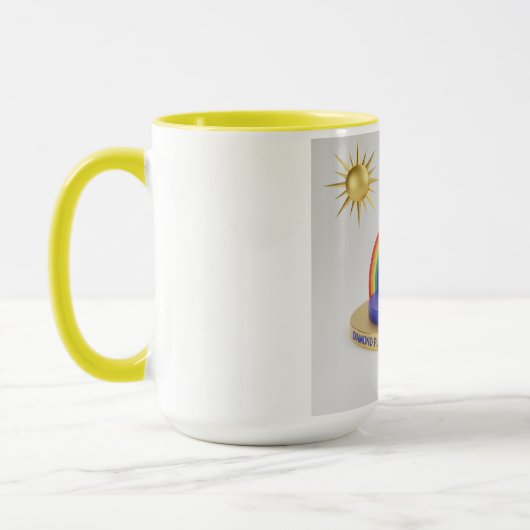 Tasse Arc-en-ciel Éclaboussé de Soleil (Gauche)