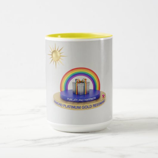 Tasse Arc-en-ciel Éclaboussé de Soleil (Centre)