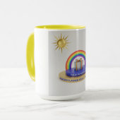 Tasse Arc-en-ciel Éclaboussé de Soleil (Devant gauche)