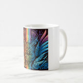 tasse arc-en-ciel tribal étrange #2 (Devant droit)