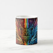 tasse arc-en-ciel tribal étrange #2 (Centre)