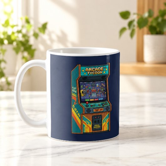 Tasse Arcade Tycoon Rétro Cabine d'Arcade Pixel 80