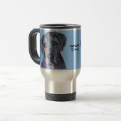 Tasse argentée de great dane Merle (Devant gauche)