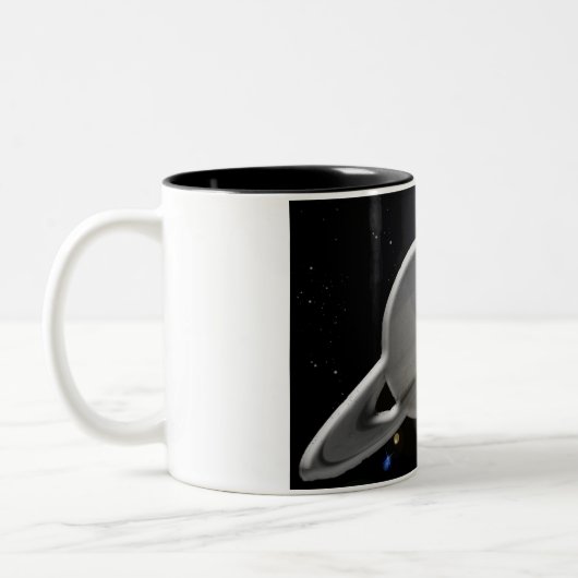 tasse argentée de Saturne (Gauche)