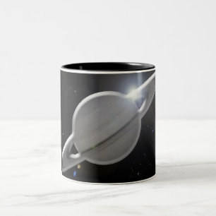 tasse argentée de Saturne