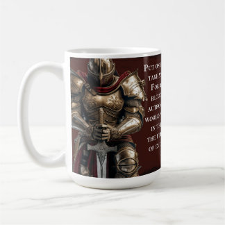 Tasse Armure de Dieu | Tenez ferme dans la foi