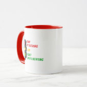 Tasse "Arrêtez de critiquer" (Devant gauche)