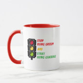 Tasse "Arrêtez d'être gourmand" (Gauche)