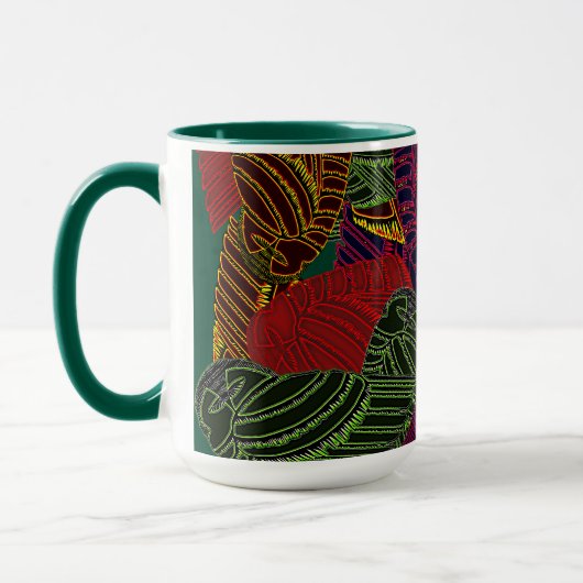 TASSE ART DÉCO AVIAIRE (Gauche)