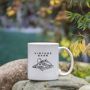 Tasse Art Ligne Sauvage Montagne Minimaliste