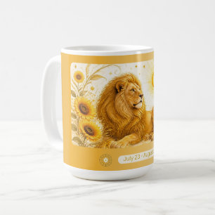 Tasse Art Nouveau Tournesol Lion