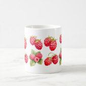 tasse artisanale d'art framboise (Centre)