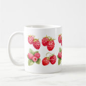 tasse artisanale d'art framboise (Gauche)