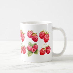tasse artisanale d'art framboise