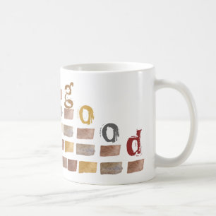 Tasse artistique dans des couleurs de ton de la