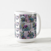 Tasse artistique puissante minuscule d'équipe (Devant droit)