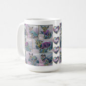 Tasse artistique puissante minuscule d'équipe (Devant gauche)