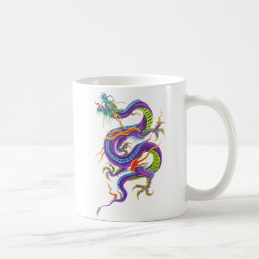 tasse asiatique de dragon (Droite)