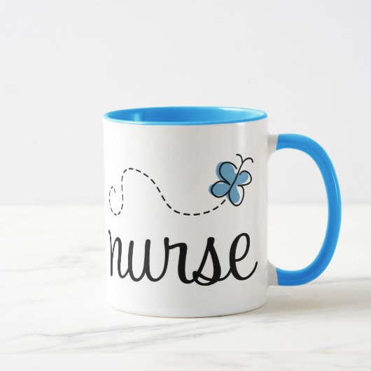 Tasse assez bleue d'infirmière (Droite)