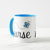 Tasse assez bleue d'infirmière (Devant gauche)