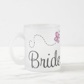 Tasse assez rose de jeune mariée de mariage de (Gauche)