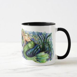 Tasse assez verte de sirène de perle