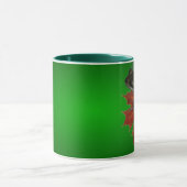 Tasse Assis Sur Des Feuilles (Centre)