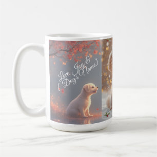 Tasse assortie – “Caniche Magie de Noël