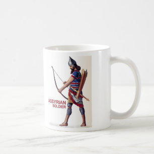 Tasse assyrienne de soldats