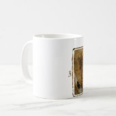 Tasse Astrologie Leo - Lions Dessin Numérique (Devant gauche)