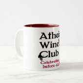 Tasse athée de club de vin (Devant gauche)