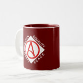 Tasse athée de logo (Devant gauche)