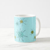 Tasse atomique bleue de Starbursts des oeufs de (Devant droit)