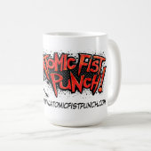 Tasse ATOMIQUE de POINÇON de POING ! (Devant droit)