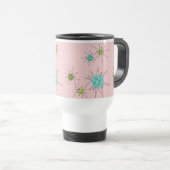 Tasse atomique iconique rose de voyage de (Devant droit)