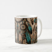 Tasse attrape-rêves turquoise (Devant droit)