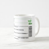 Tasse au café RxQc.ca Café Mug (Devant droit)