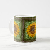 Tasse au crochet tournesol (Devant gauche)