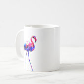 Tasse au néon de Flamant rose (Devant gauche)