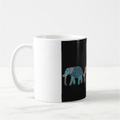 Tasse au néon d'éléphant africain (Gauche)