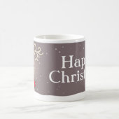 Tasse au nez rouge de Noël heureux de renne (Centre)