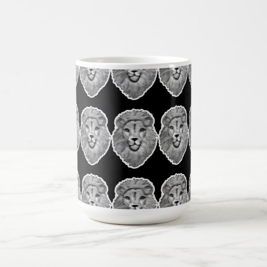 Tasse au visage de lion (Centre)