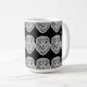 Tasse au visage de lion (Devant droit)