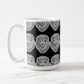 Tasse au visage de lion (Gauche)