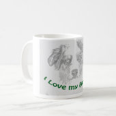 Tasse australienne de berger (Devant gauche)