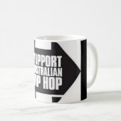 Tasse australienne de hip hop de soutien (Devant droit)